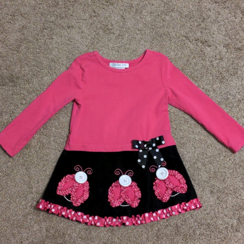 Bonnie Jean lady bug dress
